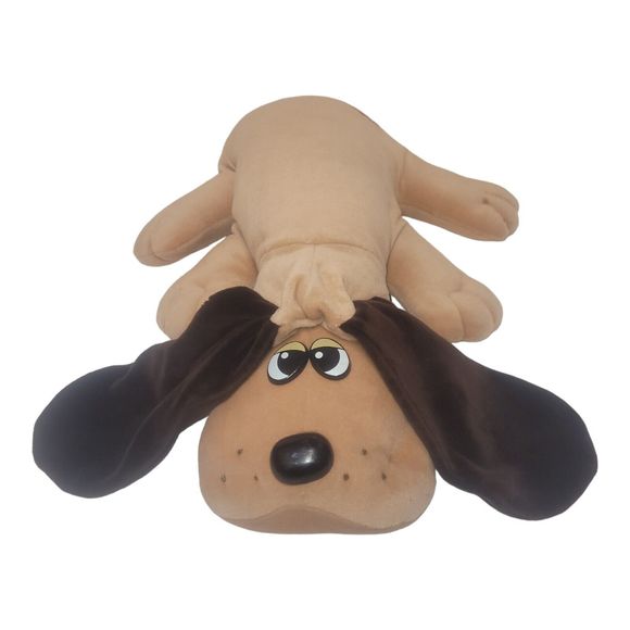 Tonka Pound Puppy Tan And Brown Puppy Dog Small Stuffed Plush - Picture 1 of 14